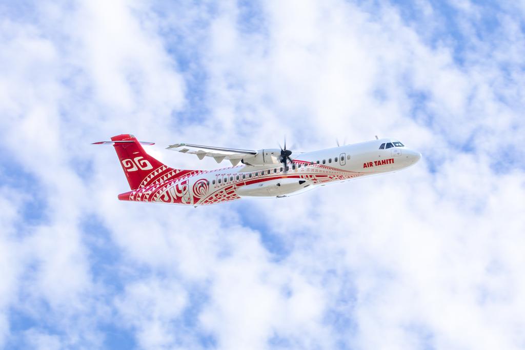 An ATR 72-600 in Air Tahiti livery.