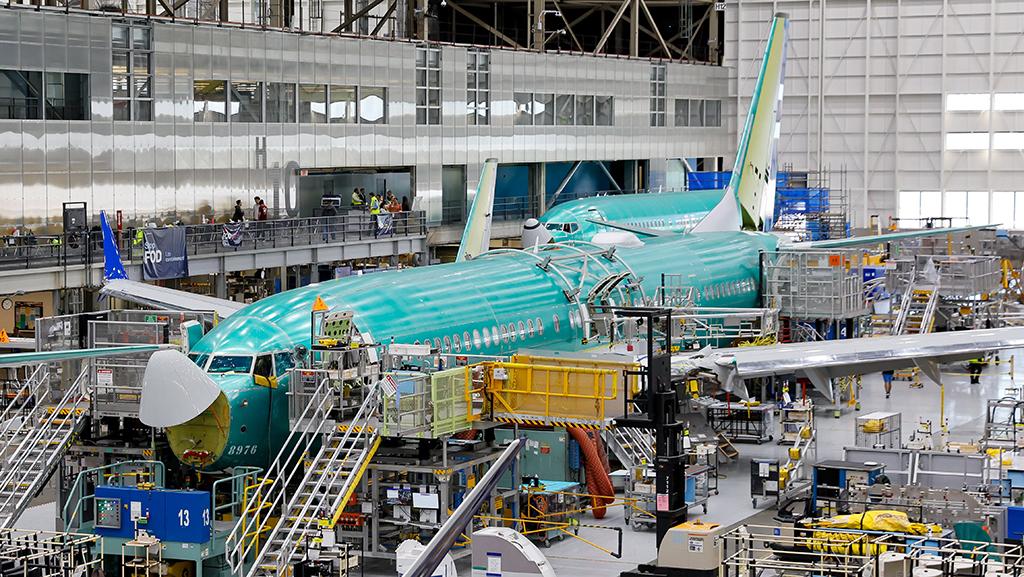 Boeing factory floor