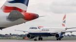 British Airways aircraft on runway